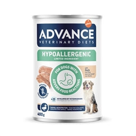 Alimentation hypoallergénique au canard pour chiens