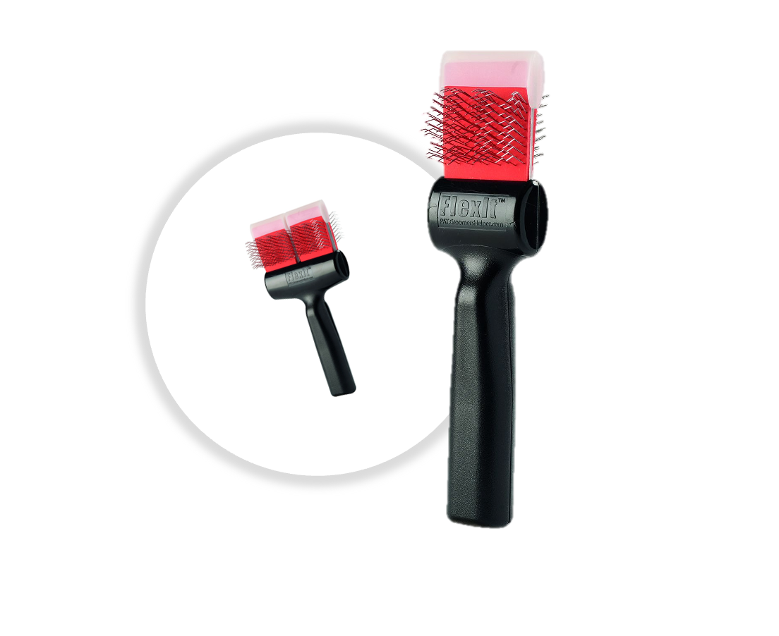 Brosse Twins Rouge Mat Zapper picots durs