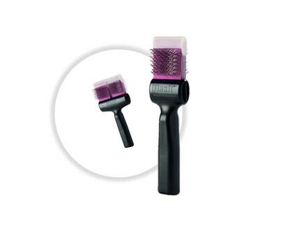Brosse Twins finition violette picots durs