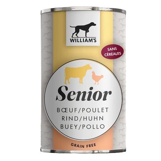 Senior William's Poulet & Boeuf - Lot de 6 x 395g