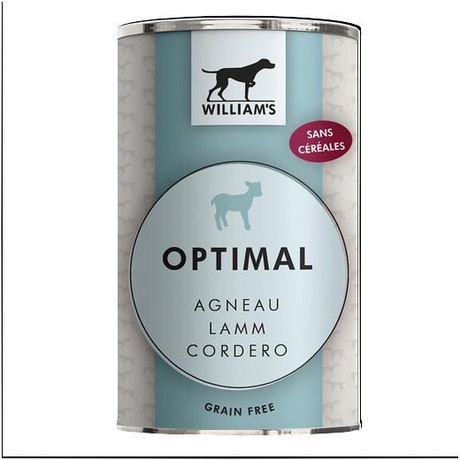 OPTIMAL William's à l'Agneau - Lot de 4 x 800g
