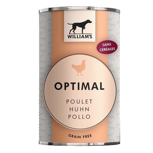OPTIMAL William's au Poulet - Lot de 4 x 800g