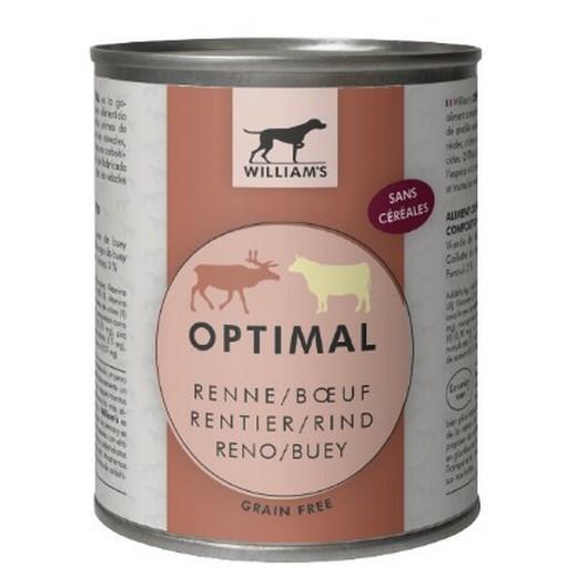 OPTIMAL William's Renne & Boeuf - Lot de 4 x 800g