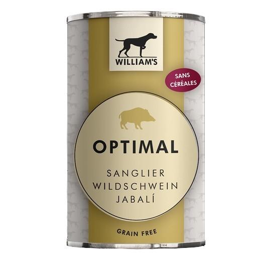 OPTIMAL William's au Sanglier - Lot de 4 x 800g